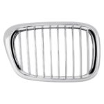Grille assy 4dr sedan; right side; bright & black - BMW 540i 2001-2003