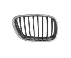 Grille assy bright & black ABS plastic; right side - BMW X5 2000-2003