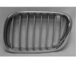 Grille assy bright & titanium ABS plastic; left side - BMW X5 2000-2003