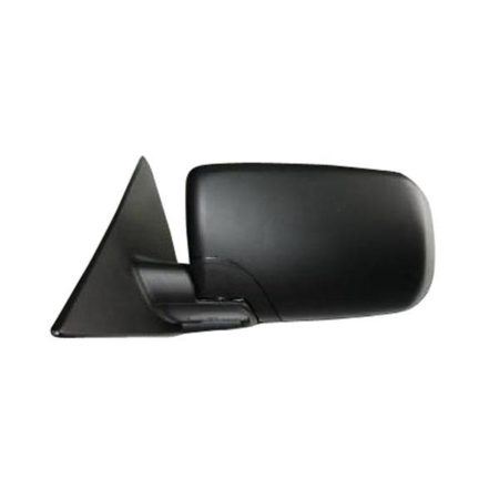 Left Mirror outside rear view 4dr sedan; E46; non-folding power remote; w/o memory; std design; prime - BMW 323i 1999-2006