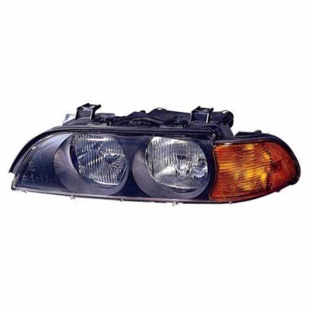 Left Headlamp assy composite from 3/98; halogen - BMW 540i 1998-2000