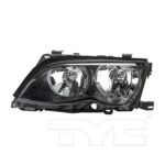 Left Headlamp assy composite 4dr sedan; w/halogen lamps - BMW 325i 2002-2005