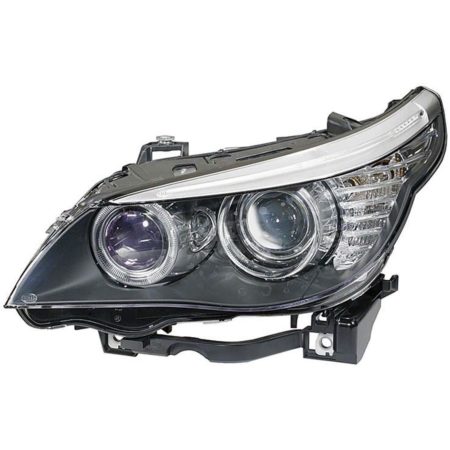 Left Headlamp assy composite w/halogen - BMW 550i 2008-2010