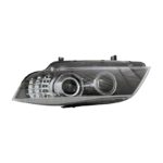 Left Headlamp Assy Composite E90/E91; Sedan/Wagon; Xenon; W/O Adaptive Headlamps
