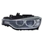 Left Headlamp assy composite F30H; Sedan; Xenon; w/o Adaptive Headlamps - BMW ACTIVEHYBRID 3 2013-2015