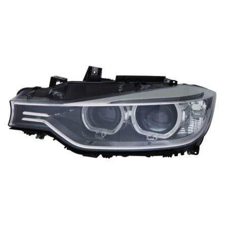 Left Headlamp assy composite F30H; Sedan; Xenon; w/o Adaptive Headlamps - BMW ACTIVEHYBRID 3 2013-2015