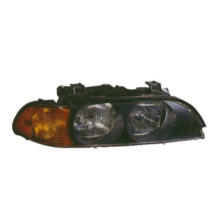 Right Headlamp assy composite from 3/98; halogen - BMW 528i 1998-2000
