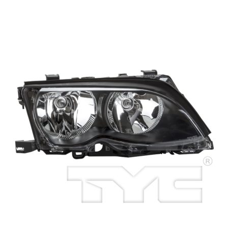 Right Headlamp assy composite 4dr sedan; w/halogen lamps - BMW 330i 2002-2005