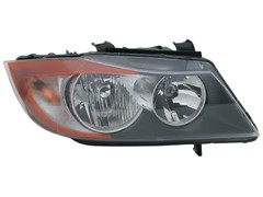 Right Headlamp assy composite E90; Sedan; Halogen - BMW 330xi 2006-2006