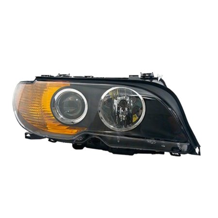 Right Headlamp assy composite Conv|Coupe; halogen; w/yellow turn indicator; from 3/03 - BMW 325Ci 2003-2006