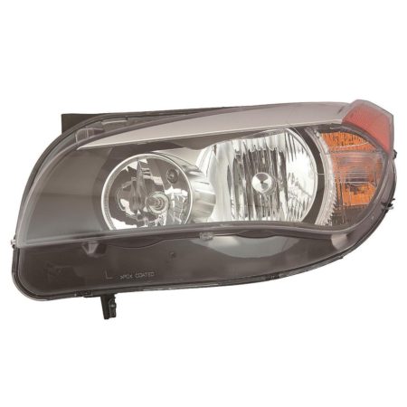 Left Headlamp lens/housing E84; Halogen - BMW X1 2013-2015