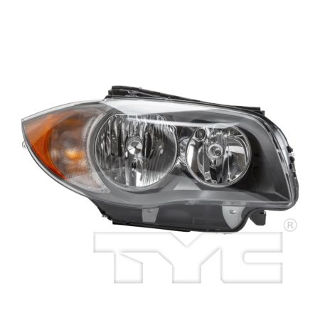 Right Headlamp lens/housing E82; Coupe; Halogen - BMW 135i 2008-2012