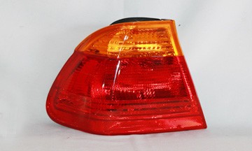 Left Taillamp assy 4dr sedan; E46; w/red lens - BMW 323i 1999-2000