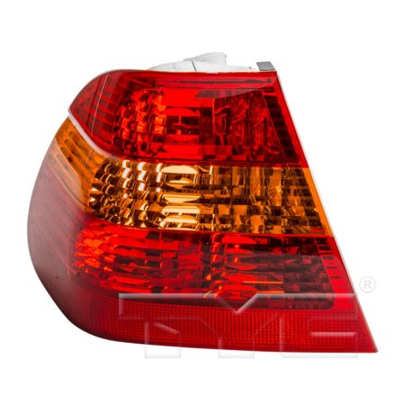 Left Taillamp assy 4dr sedan; E46; outer; w/amber & red lens - BMW 325i 2002-2005