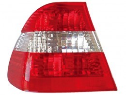 Left Taillamp assy 4dr sedan; E46; body mounted; w/red & clear lenses - BMW 325i 2002-2004