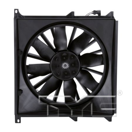 Condenser fan includes motor/blade/shroud; w/4 cyl engine; 2dr coupe/convert - BMW 323i 1999-1999