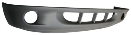 Front bumper cover lower; w/fog lamps; textured; matte gray - DODGE DAKOTA 1997-2000