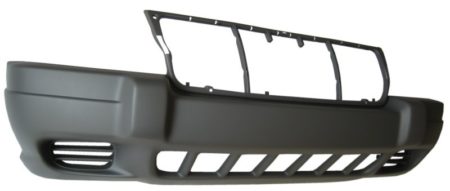 Front bumper cover Grand Cherokee Laredo; w/o Fog Lamps; Dark Gray - JEEP GRAND CHEROKEE 1999-1999