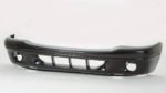 Front bumper cover w/one piece bumper; w/fog lamps; prime - DODGE DAKOTA 2001-2004