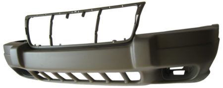 Front bumper cover Grand Cherokee Laredo; w/Fog Lamps; Dark Brownstone/Light Gray - JEEP GRAND CHEROKEE 1999-2002