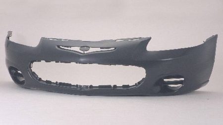 Front bumper cover convertible; w/o fog lamps; prime - CHRYSLER SEBRING 2001-2003