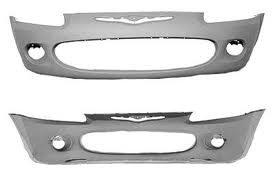 Front bumper cover 4dr sedan; w/fog lamps; prime - CHRYSLER SEBRING 2001-2003