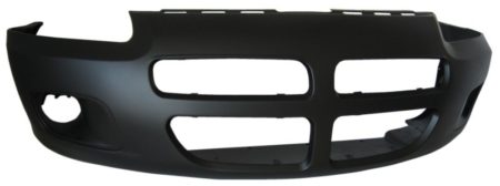 Front bumper cover 4dr sedan; w/fog lamps; prime - DODGE STRATUS 2001-2003