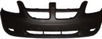 Front bumper cover Sport; w/o fog lamps; prime - DODGE CARAVAN 2001-2004