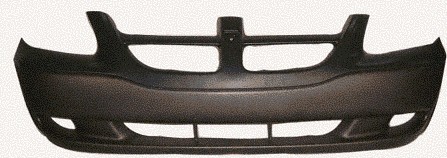 Front bumper cover BASE|SE; w/o SXT Pkg; prime - DODGE CARAVAN 2001-2004