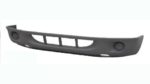 Front bumper cover w/two piece bumper; w/o fog lamps; lower; textured finish; gray - DODGE DAKOTA 2001-2004