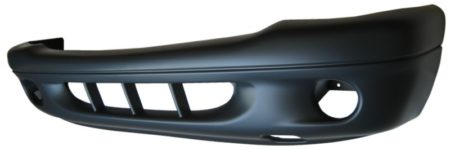 Front bumper cover w/one piece bumper; w/fog lamps; prime - DODGE DURANGO 2001-2003