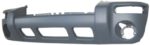 Front bumper cover Sport; textured finish; prefinished gray CAPA - JEEP LIBERTY 2002-2004