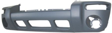 Front bumper cover Sport; textured finish; prefinished gray - JEEP LIBERTY 2002-2004