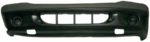 Front bumper cover w/one piece bumper; w/o fog lamps; w/textured top & primed bottom - DODGE DAKOTA 2002-2002
