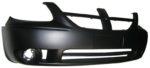 Front Bumper Cover W/Fog Lamps; Primed - DODGE GRAND CARAVAN 2005-2007