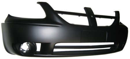 Front Bumper Cover W/Fog Lamps; Primed - DODGE GRAND CARAVAN 2005-2007