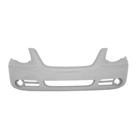 Front bumper cover w/119 inch wheelbase; w/fog lamps; prime - CHRYSLER TOWN & COUNTRY 2005-2007