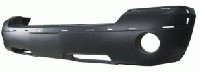 Front bumper cover dark gray; w/bright - DODGE DAKOTA 2005-2007
