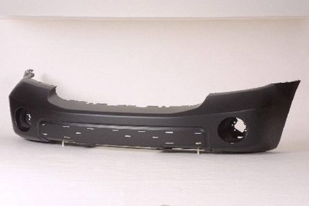 Front bumper cover w/bright insert; w/o tow hooks; prime - DODGE DURANGO 2007-2009