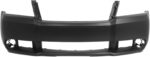 Front bumper cover w/fog lamps; prime CAPA - DODGE AVENGER 2008-2010