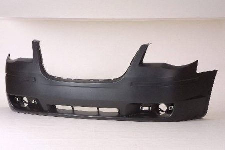 Front bumper cover w/o headlamp washer; w/o bright insert; prime - CHRYSLER TOWN & COUNTRY 2008-2010