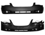 Front bumper cover w/headlamp washer; w/o bright insert; prime - CHRYSLER TOWN & COUNTRY 2008-2010