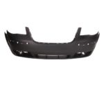 Front bumper cover w/o headlamp washer; w/bright insert; prime - CHRYSLER TOWN & COUNTRY 2008-2010
