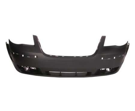 Front bumper cover w/o headlamp washer; w/bright insert; prime - CHRYSLER TOWN & COUNTRY 2008-2010