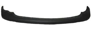 Front bumper cover new design; upper; w/o sport; textured matte-dark gray - DODGE RAM 2500 2002-2002