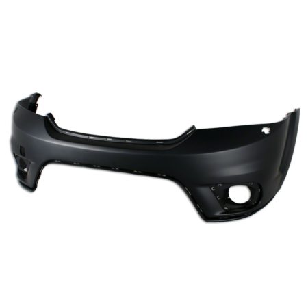 Front bumper cover w/Fascia; w/Fog Lamps; w/Headlamp Washer; prime - DODGE JOURNEY 2011-2015