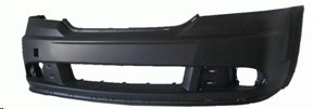 Front bumper cover w/Fascia; w/Fog Lamps; prime - DODGE JOURNEY 2011-2015