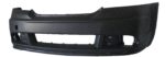 Front Bumper Cover W/O Parking Sensor; W/Fog Lamps; One-Piece; Primed CAPA