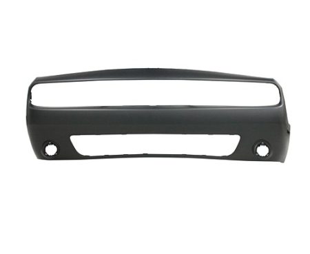 Front Bumper Cover Base; W/O Wide Body; W/O Fender Flares; W/Fog Lamps; Primed - DODGE CHALLENGER 2015-2022