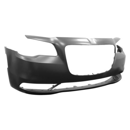 Front Bumper Cover Exc Srt-8; W/O Parking Sensors; Primed - CHRYSLER 300 2015-2022